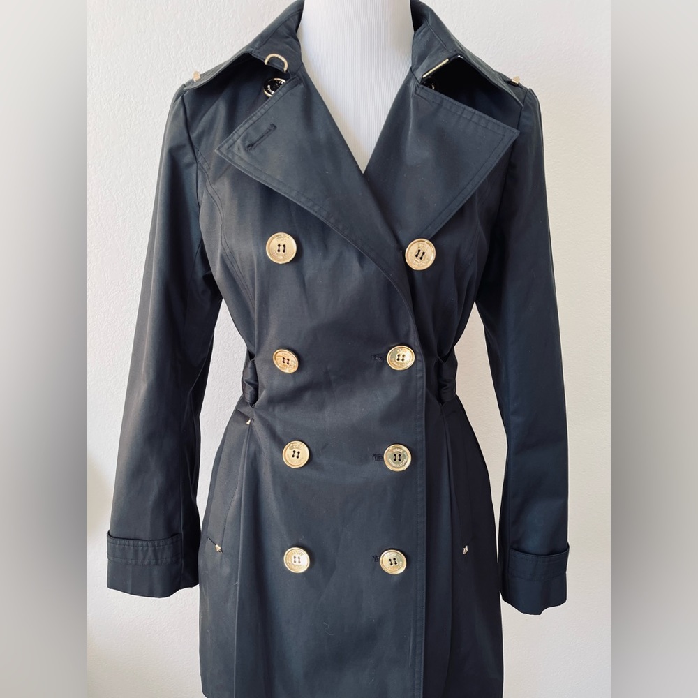Michael Kors Double Breasted Trench Coat - Picture 5 of 9